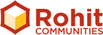 Rohit communities logo visit us to learn more