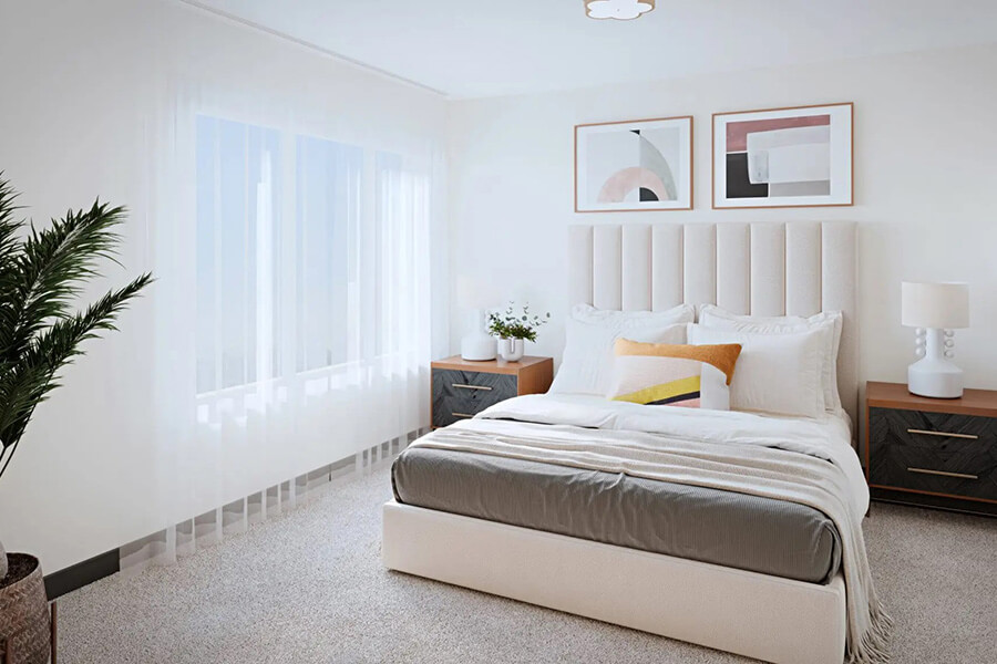 Ferrera Haute Bedroom Townhome by Rohit Homes in Seton SE Calgary