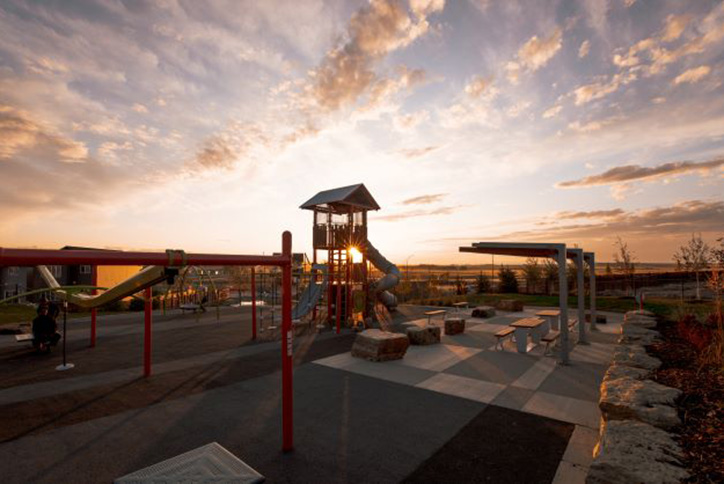 Community Playground in Alberta Canada