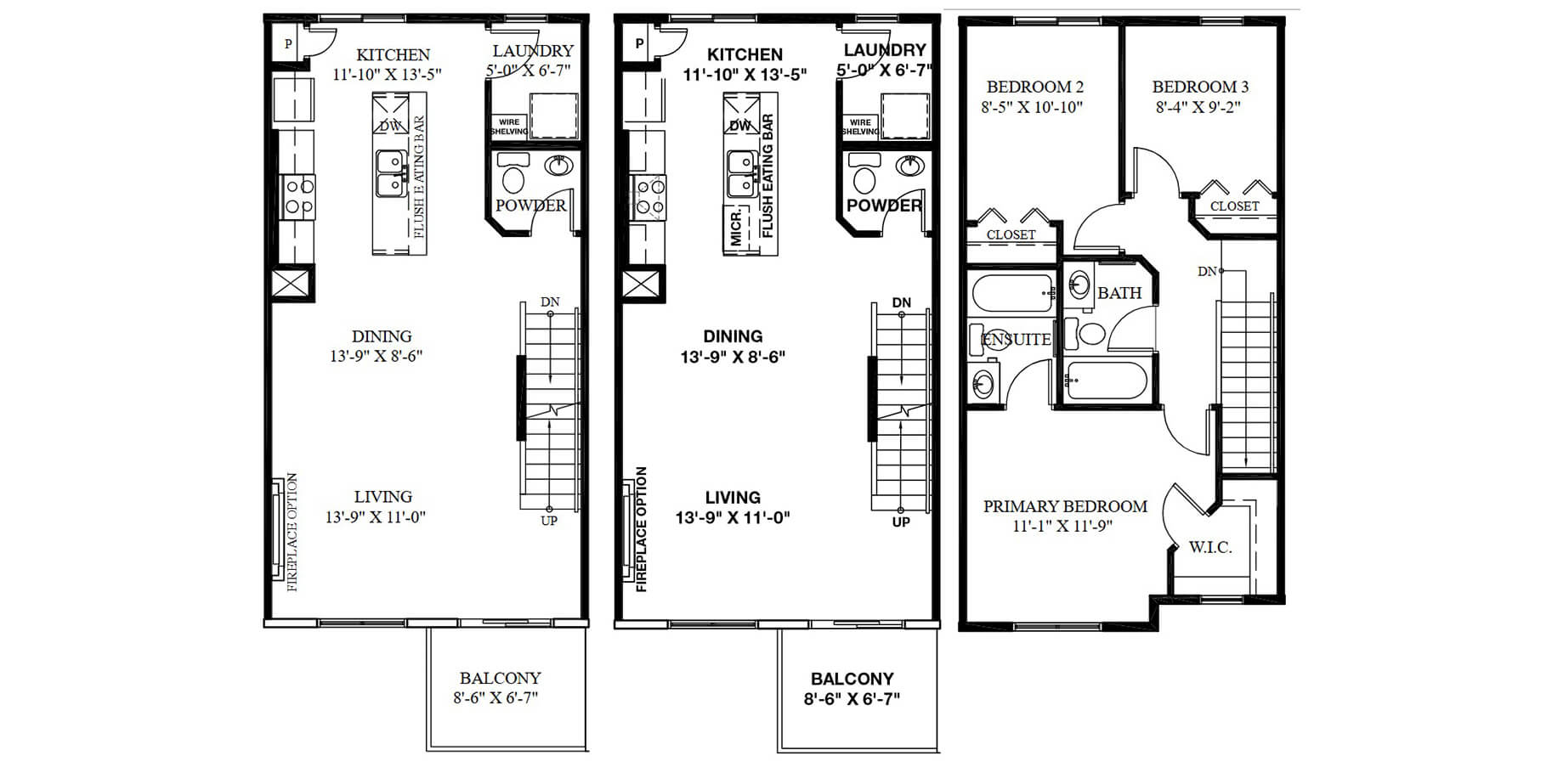 Brookfield Residential Holiday Floorplan in Seton Community SE Calgary