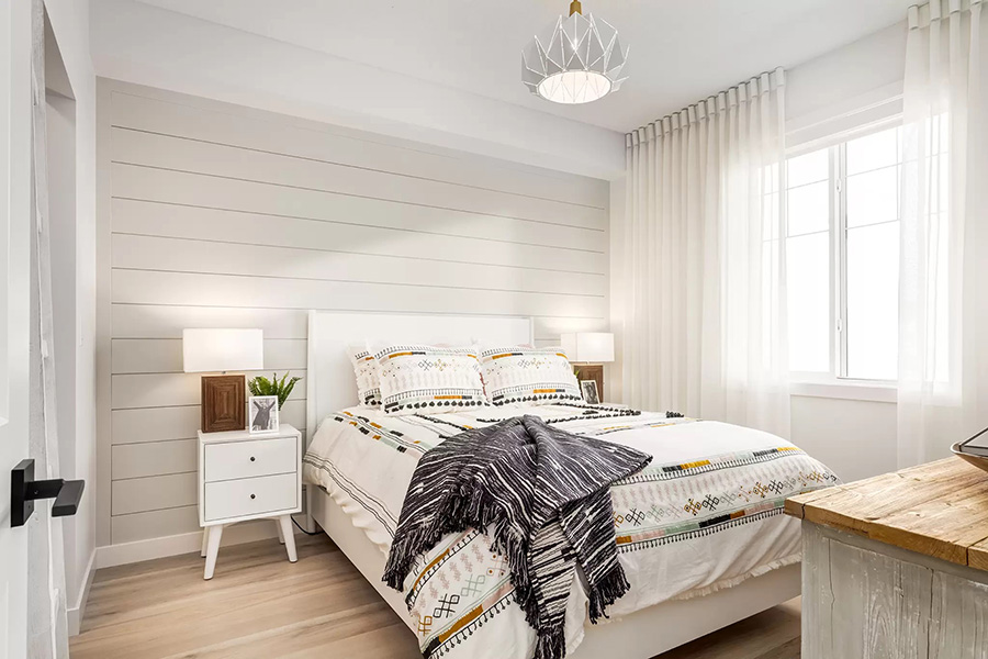 Seton West Condo Primary Bedroom 1 by Logel Homes in Seton SE Calgary