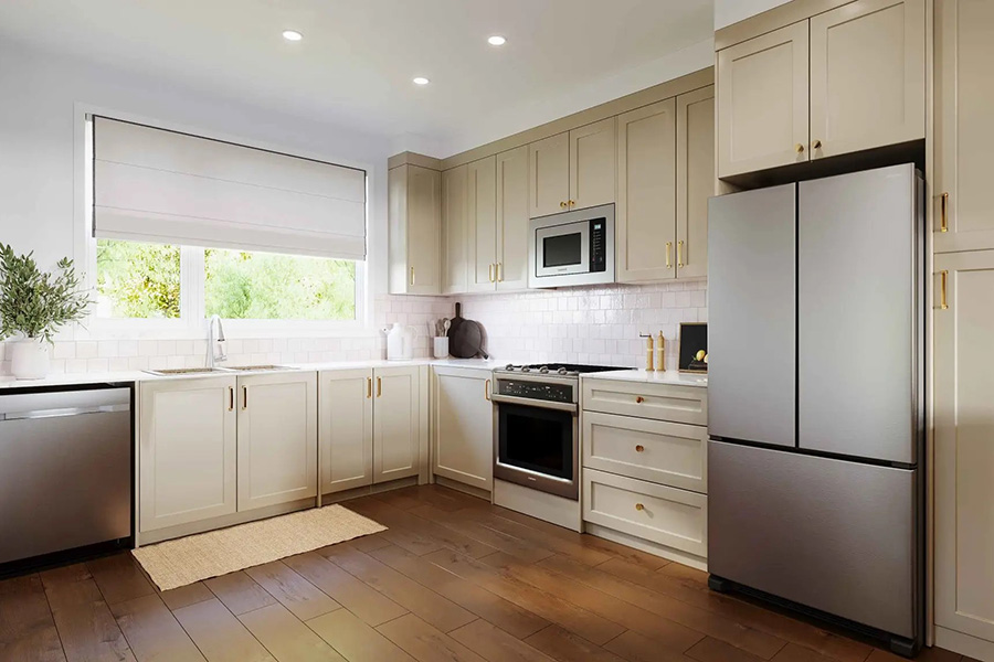 Colours Of Seton Kitchen 2 by Trico Homes in Seton Community SE Calgary