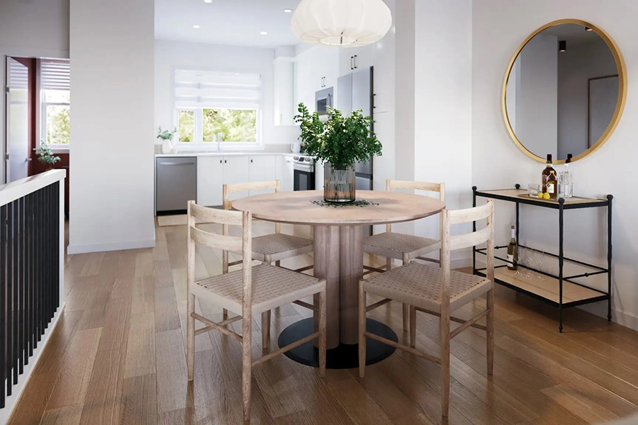 Colours of Seton Kitchen by Trico Homes in Seton Community SE Calgary