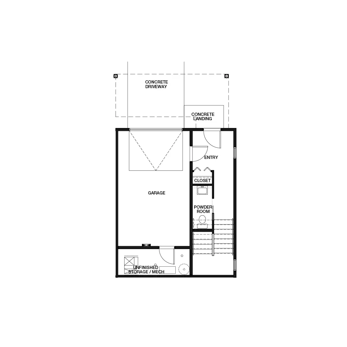 Veil Floor Plan Lower Level by Brookfield Residential in Seton Community SE Calgary