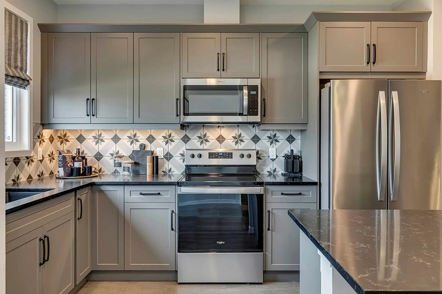 Raeya Kitchen by Trico Homes in Seton Community SE Calgary