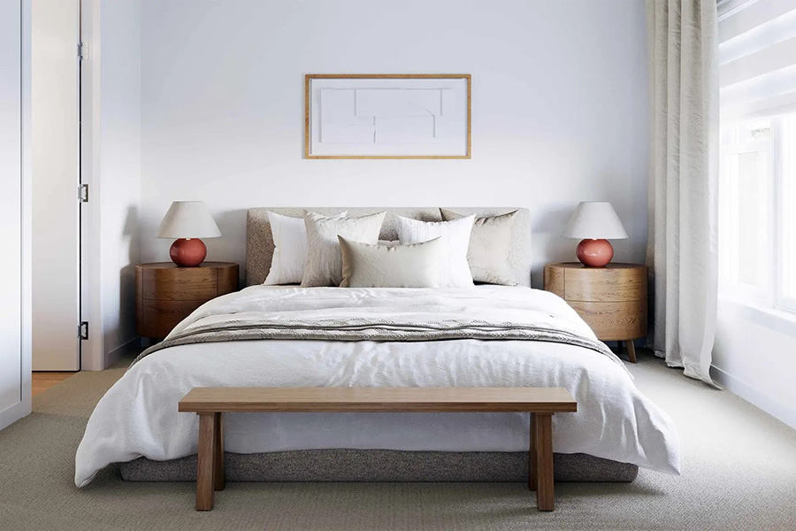 Colours Of Seton Bedroom by Trico Homes in Seton Community SE Calgary