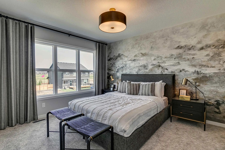 Raeya Primary Bedroom by Trico Homes in Seton Community SE Calgary
