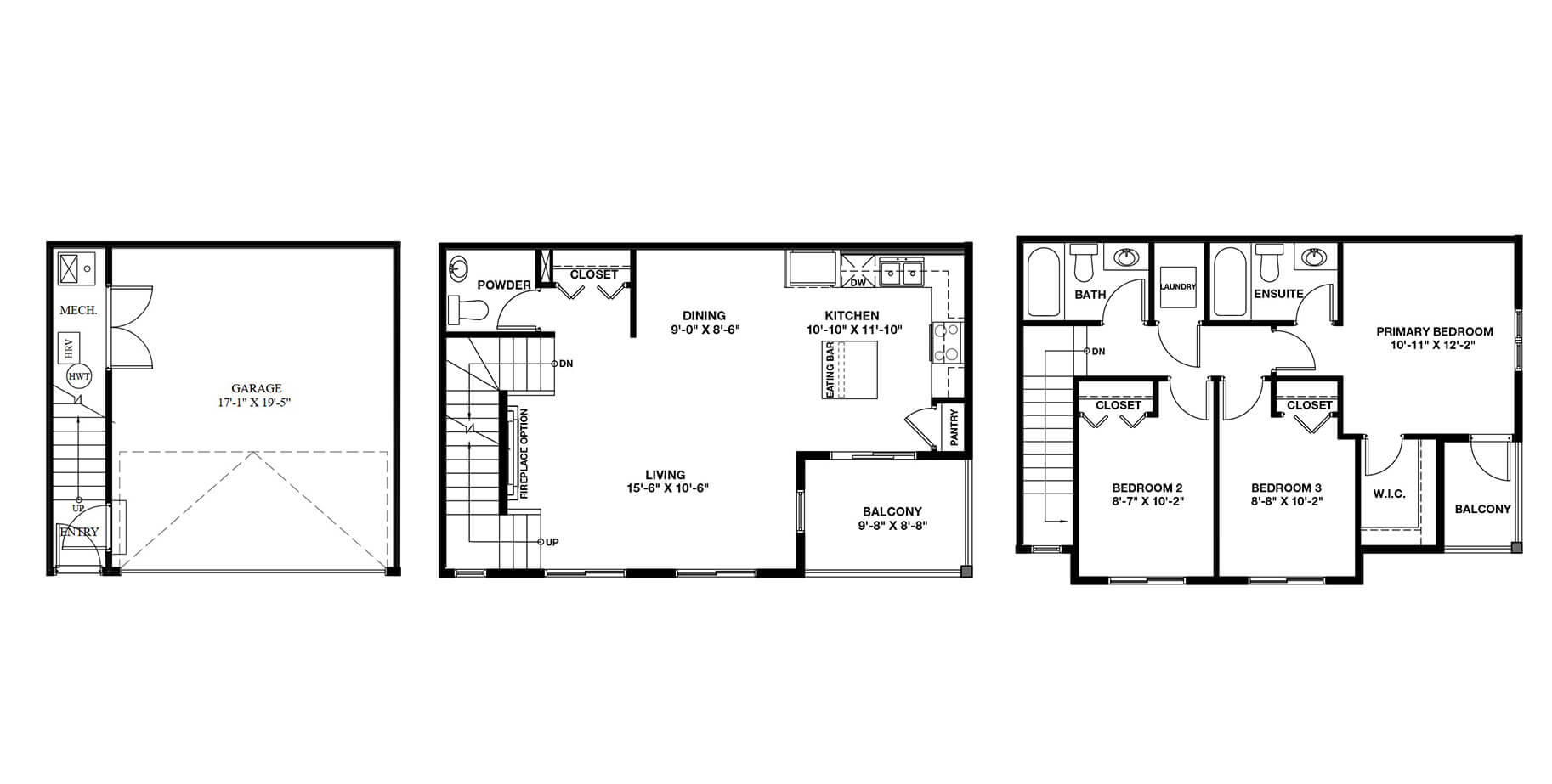 Brookfield Residential Armstrong Floorplan in Seton Community SE Calgary