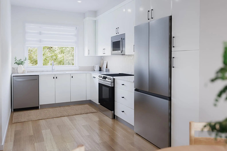 Colours of Seton Kitchen Detail by Trico Homes in Seton Community SE Calgary