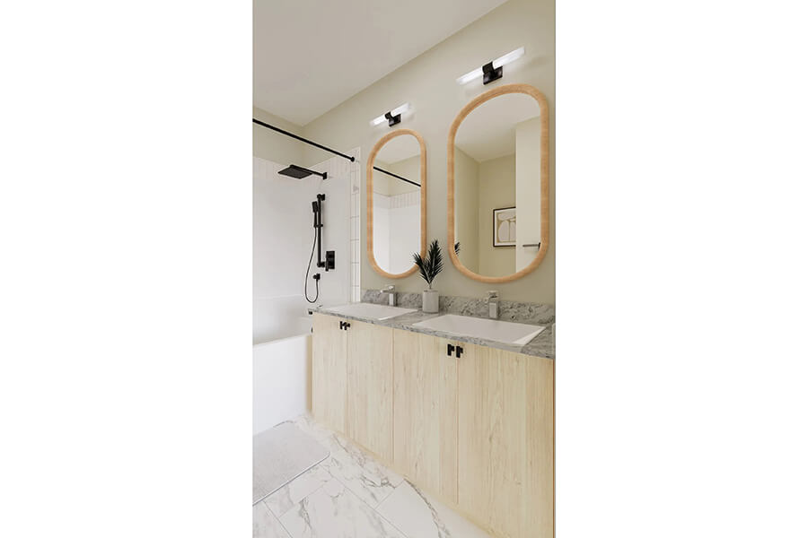 Ensuite in Townhome by Rohit Homes in Seton SE Calgary