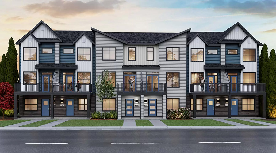 Seton Brightside Townhomes Rowhomes by Brookfield Residential