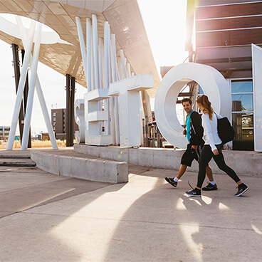 Residents Walking Through Seton Community by Brookfield Residential